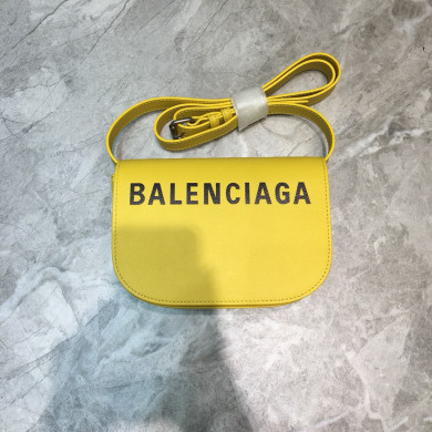 VILLE DAY BAG XS, Small grained calfskin bag with printed hand drawn Balenciaga logo, BALENCIAGA HANDBAG