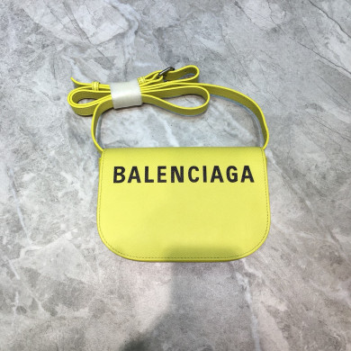 VILLE DAY BAG XS, Small grained calfskin bag with printed hand drawn Balenciaga logo, BALENCIAGA HANDBAG