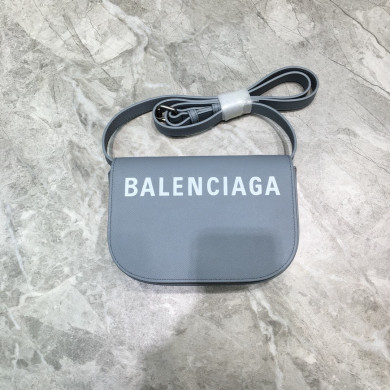 VILLE DAY BAG XS, Small grained calfskin bag with printed hand drawn Balenciaga logo, BALENCIAGA HANDBAG