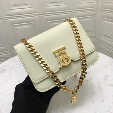 80122001 Belted Leather TB Bag, BURBERRY BAGS