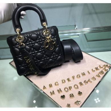 M0538O MY ABCDIOR LAMBSKIN BAG, DIOR HANDBAG