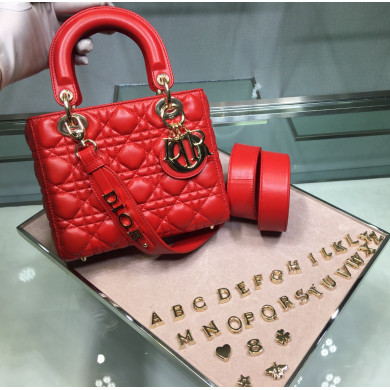 M0538O MY ABCDIOR LAMBSKIN BAG, DIOR HANDBAG