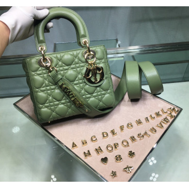 M0538O MY ABCDIOR LAMBSKIN BAG, DIOR HANDBAG