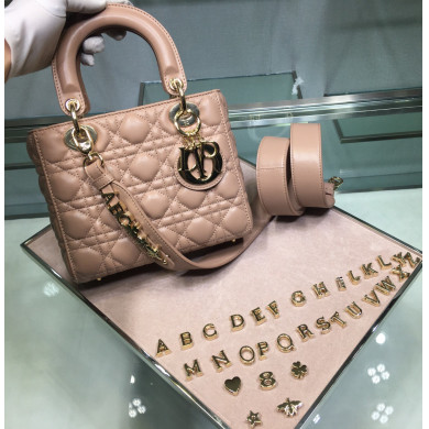 M0538O MY ABCDIOR LAMBSKIN BAG, DIOR HANDBAG