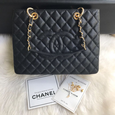 Chanel grand shopping tote, Grained Calfskin, A50995
