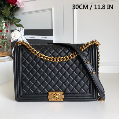 large boy chanel handbag, 30cm