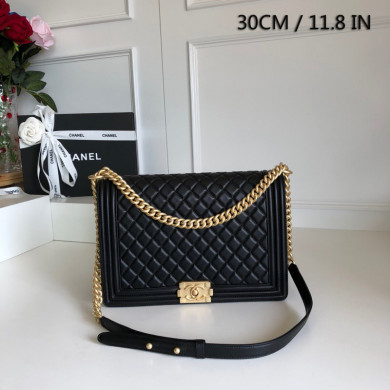 large boy chanel handbag, 30cm