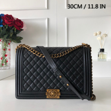 large boy chanel handbag, 30cm