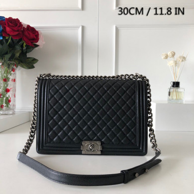 large boy chanel handbag, 30cm