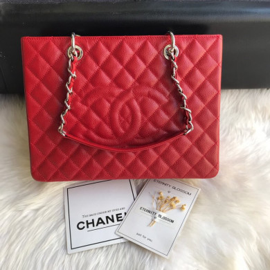 Chanel grand shopping tote, Grained Calfskin, A50995