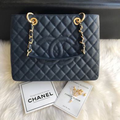 Chanel grand shopping tote, Grained Calfskin, A50995