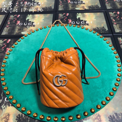 575163 GG Marmont mini bucket bag, Women's Mini Bags
