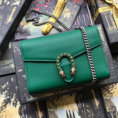 401231 Dionysus mini leather chain bag, Women's Wallets & Small Accessories