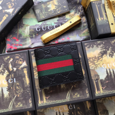 408827 Gucci Signature Web wallet, Men's Wallets & Small Accessories