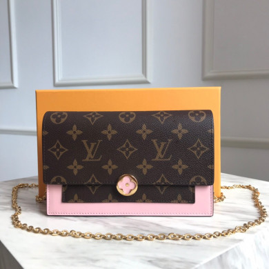 M67405 FLORE CHAIN WALLET, Louis Vuitton LV WOMEN - Small Leather Goods