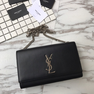 364021 KATE MEDIUM IN GRAIN DE POUDRE EMBOSSED LEATHER YSL Saint Laurent