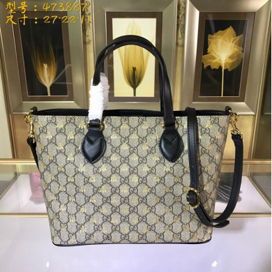 473887 GG Supreme bees tote, Gucci Women's Totes