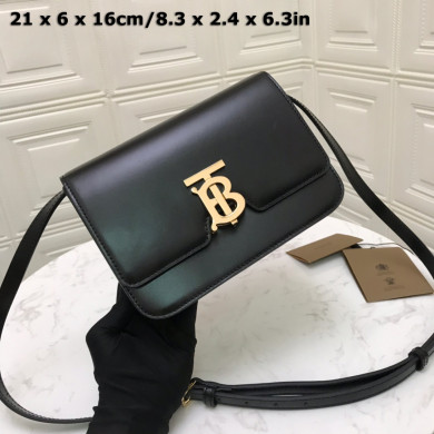 80103341 Small Leather TB Bag, BURBERRY BAGS