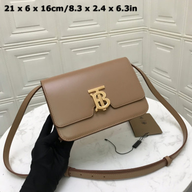 80103341 Small Leather TB Bag, BURBERRY BAGS
