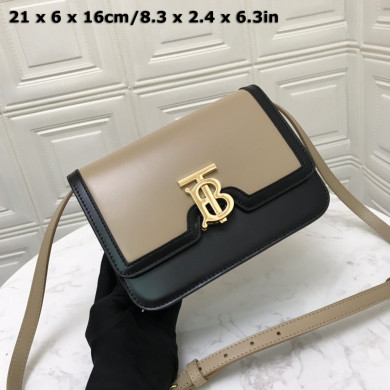 80115751 Small Leather TB Bag, BURBERRY BAGS