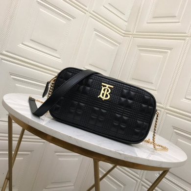 80207131 Quilted Lambskin Camera Bag, BURBERRY BAGS