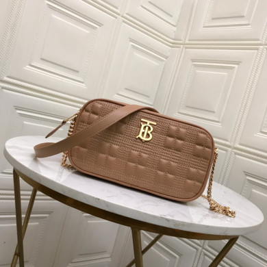 80207131 Quilted Lambskin Camera Bag, BURBERRY BAGS