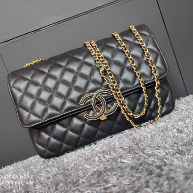  A57276, Flap Bag, Lambskin & Gold-Tone Metal, Chanel handbag