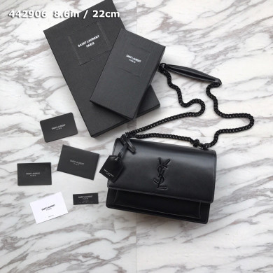 442906 SUNSET MEDIUM IN SMOOTH LEATHER, YSL Saint Laurent