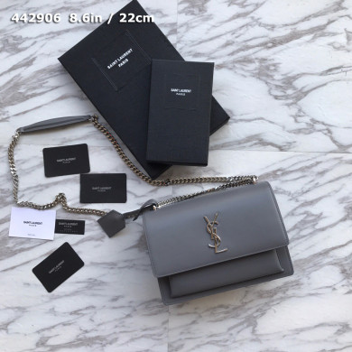 442906 SUNSET MEDIUM IN SMOOTH LEATHER, YSL Saint Laurent