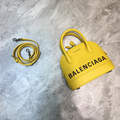 VILLE TOP HANDLE XXS, Small graffiti logo calfskin bag, BALENCIAGA HANDBAG