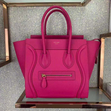 MICRO LUGGAGE HANDBAG IN DRUMMED CALFSKIN