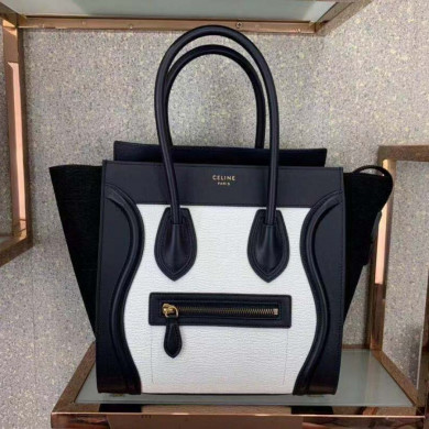 MICRO LUGGAGE HANDBAG IN DRUMMED CALFSKIN