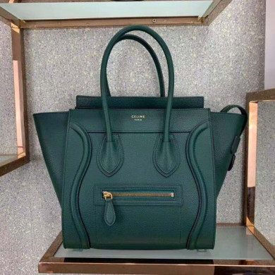 MICRO LUGGAGE HANDBAG IN DRUMMED CALFSKIN