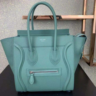 MICRO LUGGAGE HANDBAG IN DRUMMED CALFSKIN