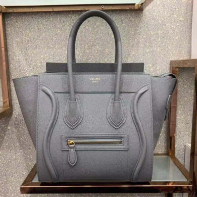 MICRO LUGGAGE HANDBAG IN DRUMMED CALFSKIN