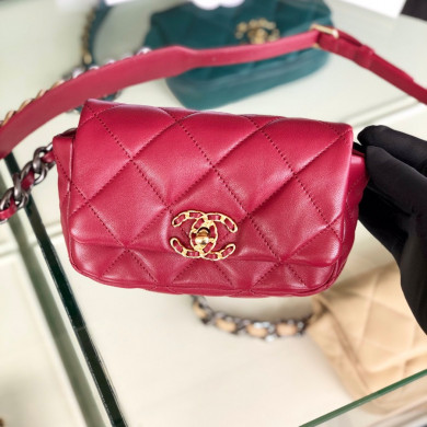 chanel 19 waist bag, AS1163 CHANEL HANDBAGS