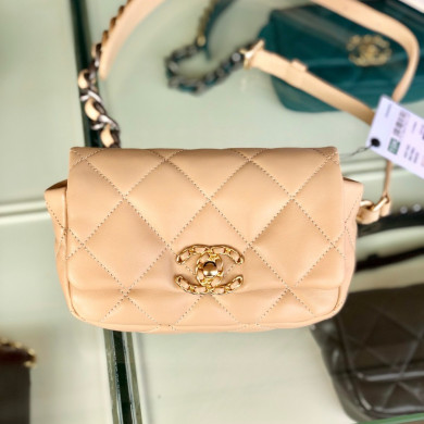 chanel 19 waist bag, AS1163 CHANEL HANDBAGS