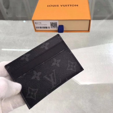 M62170 DOUBLE CARD HOLDER, LOUIS VUITTON lV
