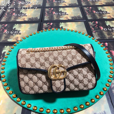 443497 Gucci GG Marmont small shoulder bag
