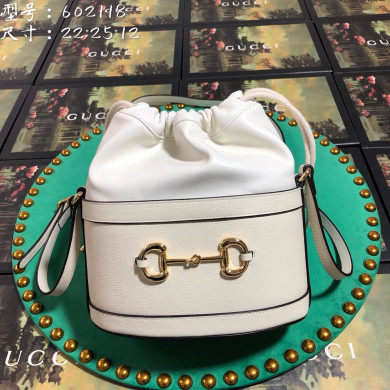602118 Gucci 1955 Horsebit bucket bag