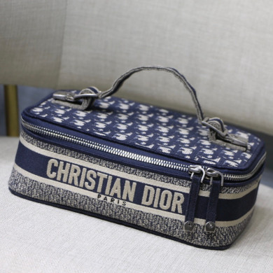 SAMLL DIOR OBLIQUE VANITY BAG, DIOR HANDBAG