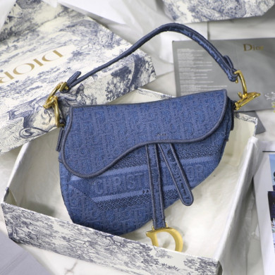 SADDLE DENIM CANVAS BAG, DIOR SHOULDER BAG