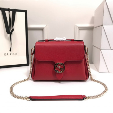 510302, Marmont New Large Leather Shoulder Bag, GUCCI HANDBAGS