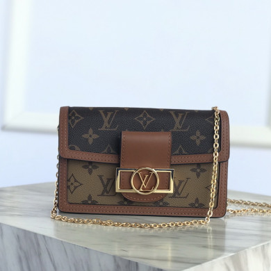 M68746 DAUPHINE CHAIN WALLET, LOUIS VUITTON LV WOMEN - Small Leather Goods