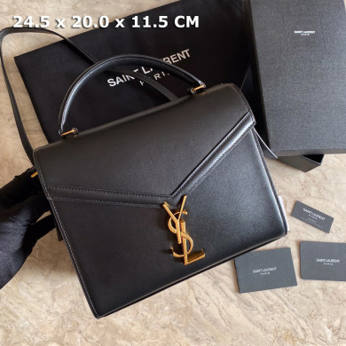 578000 CASSANDRA MEDIUM TOP HANDLE BAG IN SMOOTH LEATHER, Yves Saint Laurent YSL