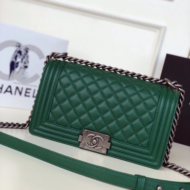 A67086, CHANEL BOY CHANEL HANDBAG, GRAINED CALFSKIN