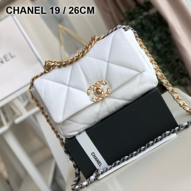 AS1160 chanel 19 small flap bag, CHANEL HANDBAGS