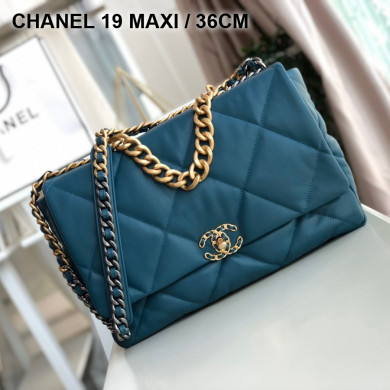 AS1162 chanel 19 maxi flap bag, CHANEL HANDBAGS
