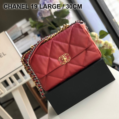 AS1161 chanel 19 large flap bag, CHANEL HANDBAGS