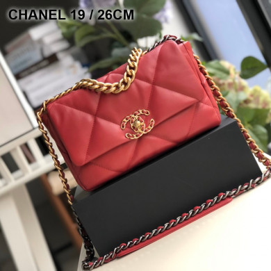 AS1160 chanel 19 small flap bag, CHANEL HANDBAGS